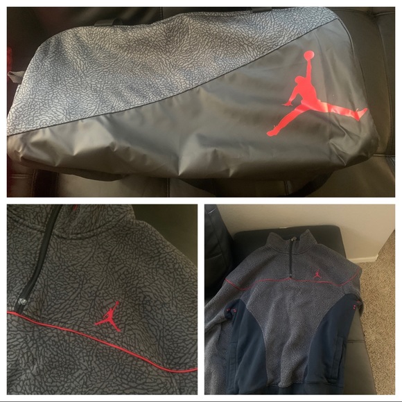Jordan jacket with matching duffel bag - Picture 1 of 11